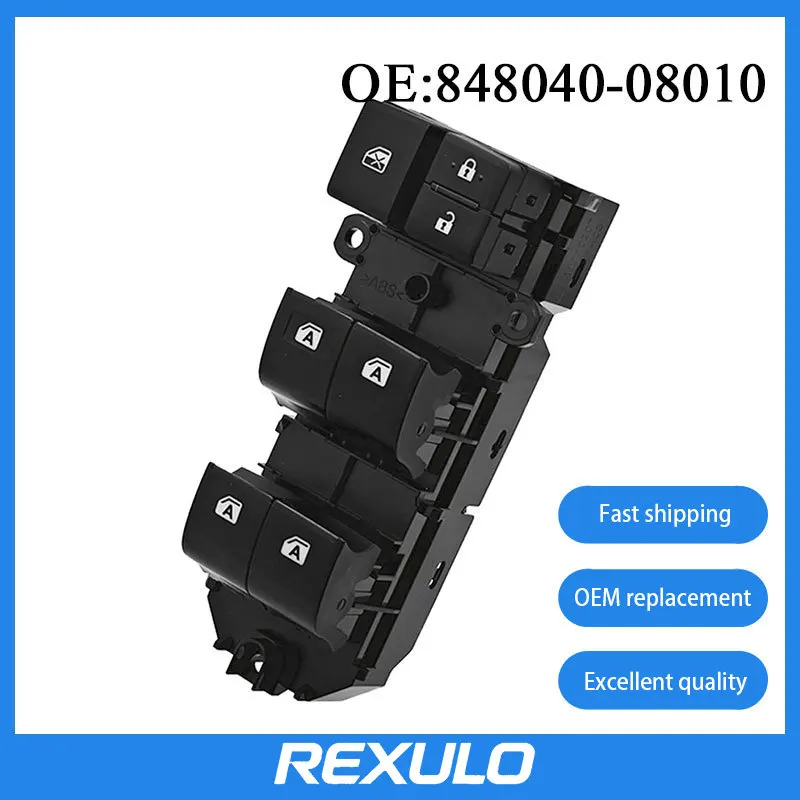 84040-08010 Подходит для Toyota Sienna 2015-2019 годов выпуска, переключатель стеклоподъемника.