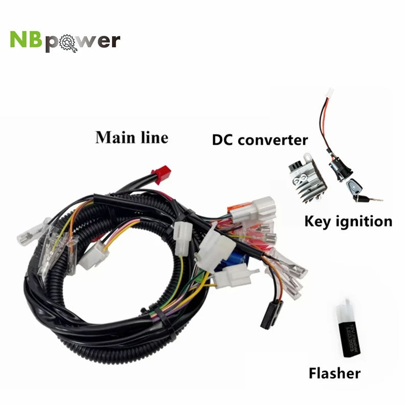 

Жгут проводов автомобиля NBpower Fardriver Plug and play для контроллера Холла Fardriver Контроллер электрического велосипеда и система отображения