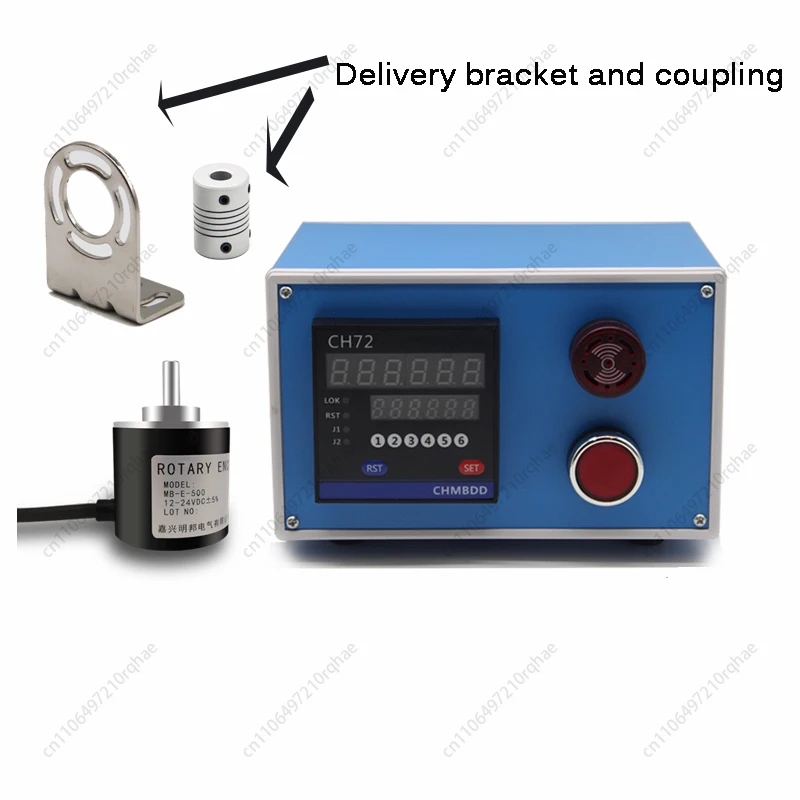 

Electronic Digital Length Counter with Encoder, Digital Display and Alarm Function