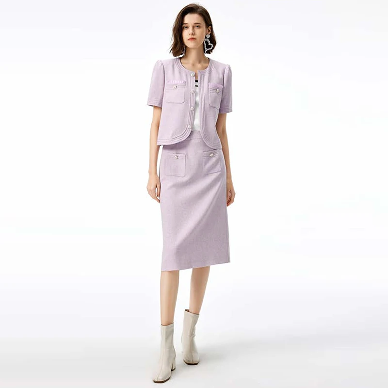spring-ort-sve-slim-fit-jaet-knee-length-color-f-skirt-women's-26-faion-commute-sle-decorative-button