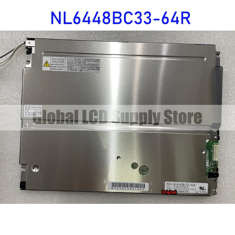 NL6448BC33-64R 10.4 Inch Original LCD Display Screen Panel for NEC Brand New Fast Shipping Before 100% Tested