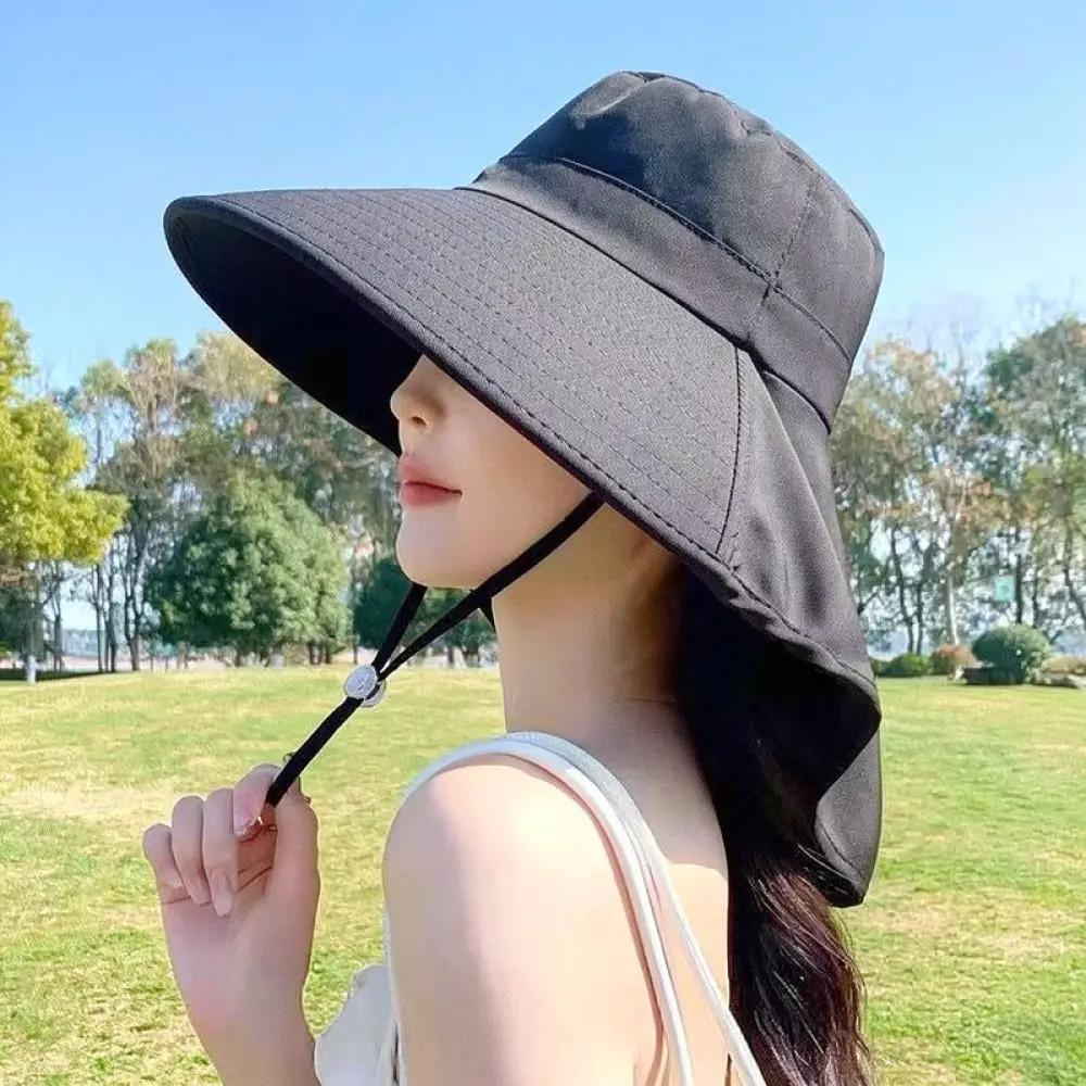 Lightweight Sun Hat With Protective Net Face Mask Neck Cover Breathable Outdoor Gardening Beekeeping Fishing Cap