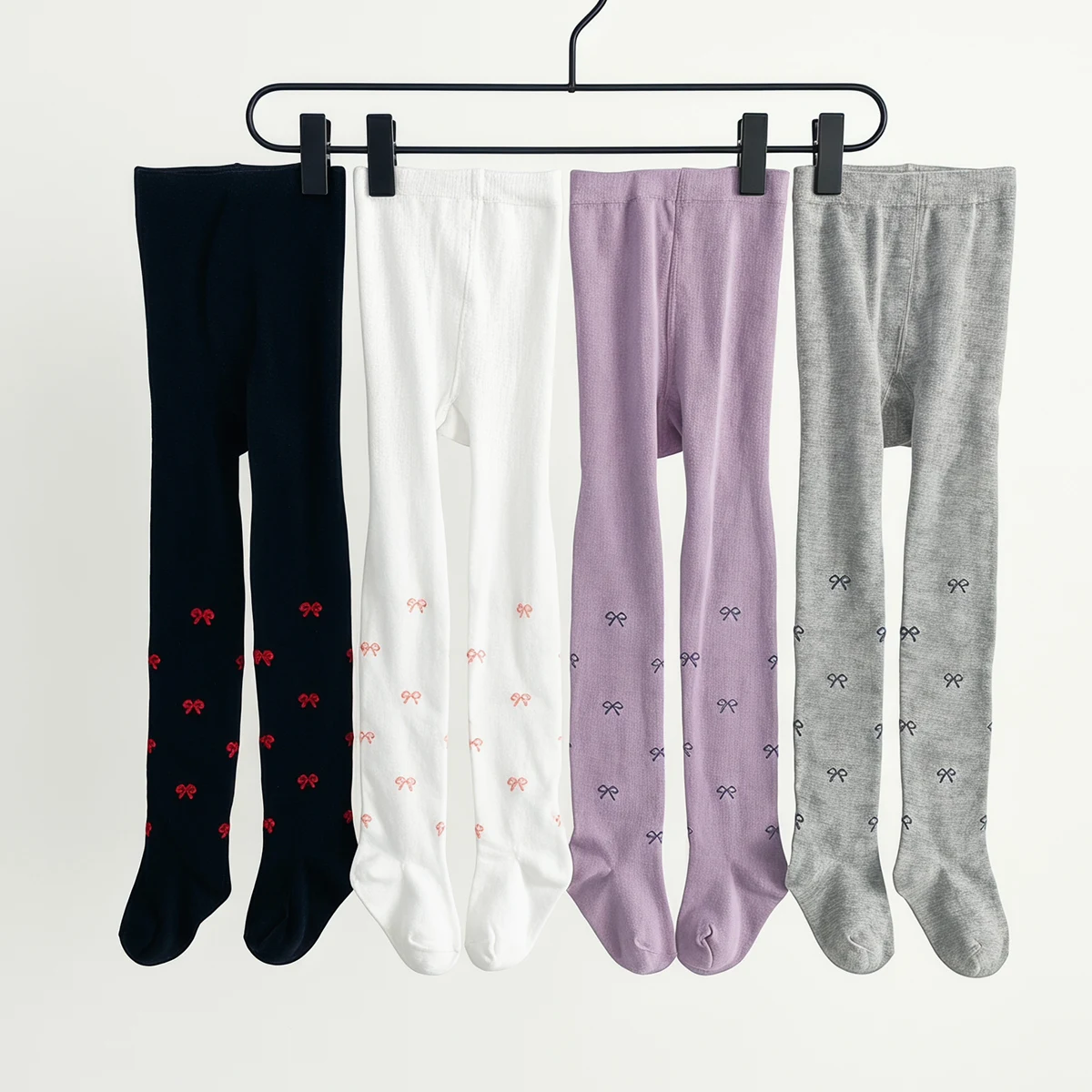 4 Stück Kinder-Frühlings- und Herbststrumpfhosen, Mädchen-Skinny-Leggings. Ideal für den täglichen Gebrauch von Kindern, weich und bequem mit moderatem Tragekomfort. – Detail 2