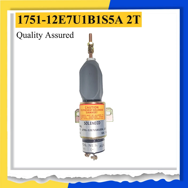 

High Quality Shutoff Solenoid 1751-12E7U1B1S5A 2T 12V for Excavator Spare Parts