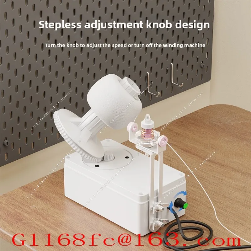 Yarn Winding Machine with Adjustable Speed, Fully Automatic Yarn Ball Sorting, Sorting, and Winding Tool, USB Interface