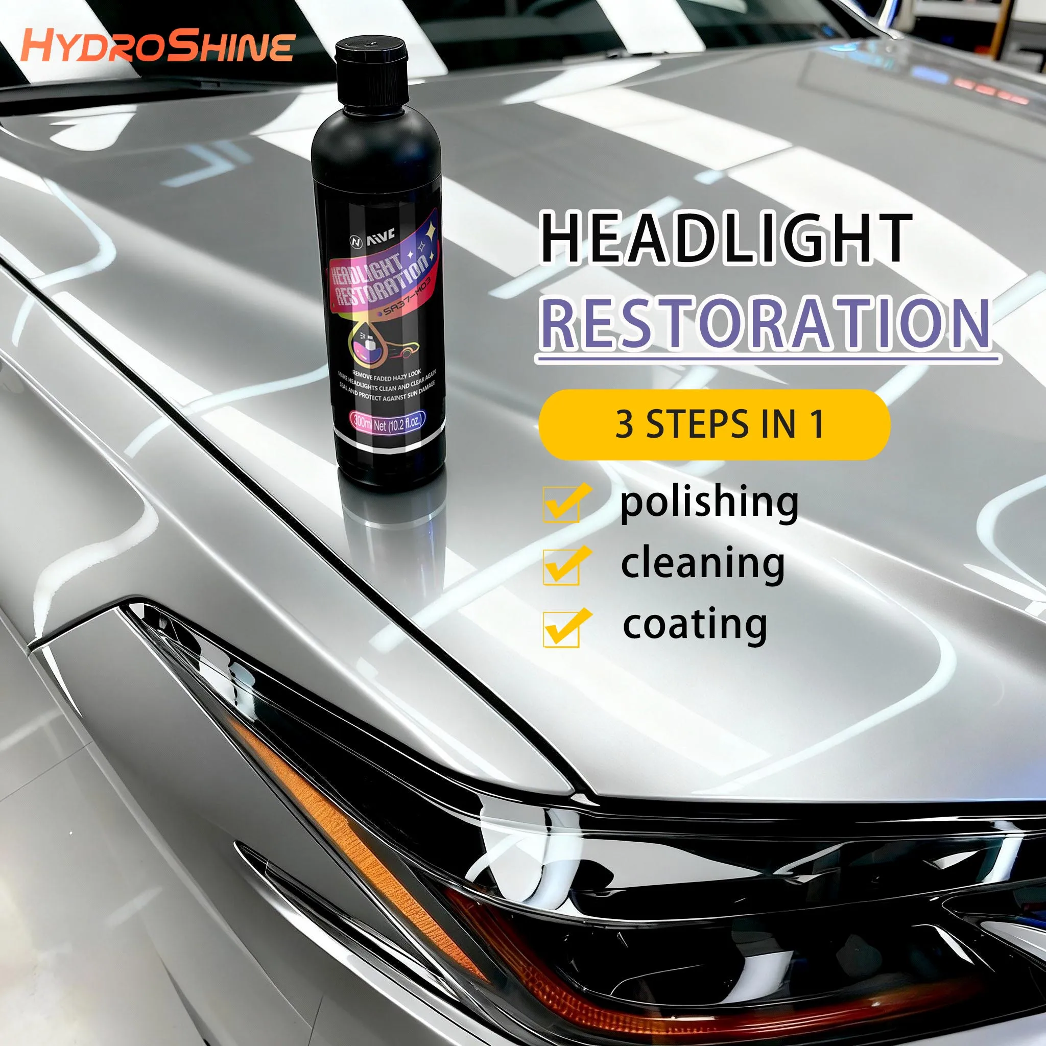 عدسة المصباح الأمامي المرمم مجموعة ترميم المصباح تلميع إصلاح طلاء نظيف لضوء السيارة إزالة الصفر الأكسدة #1