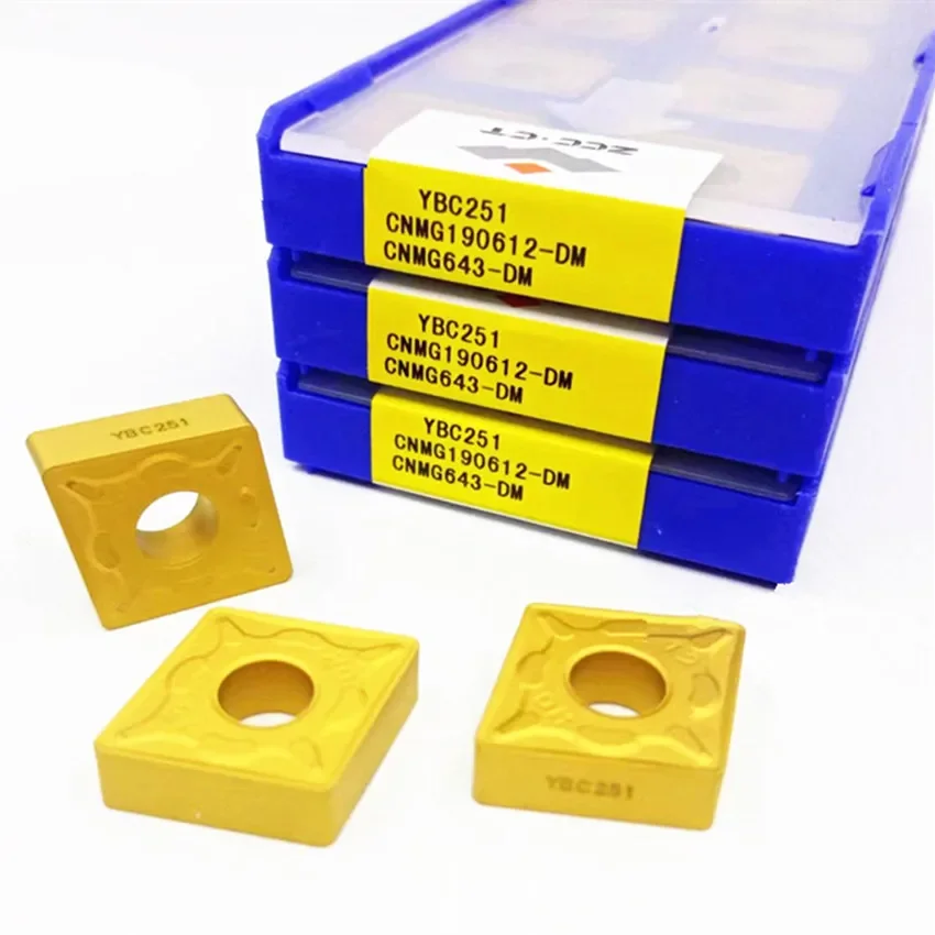 

CNMG190608-DM YBC251/CNMG190612-DM YBC251/CNMG190608-DM YBC252/CNMG190612-DM YBC252 ZCC.CT Твердосплавные пластины с ЧПУ для стали