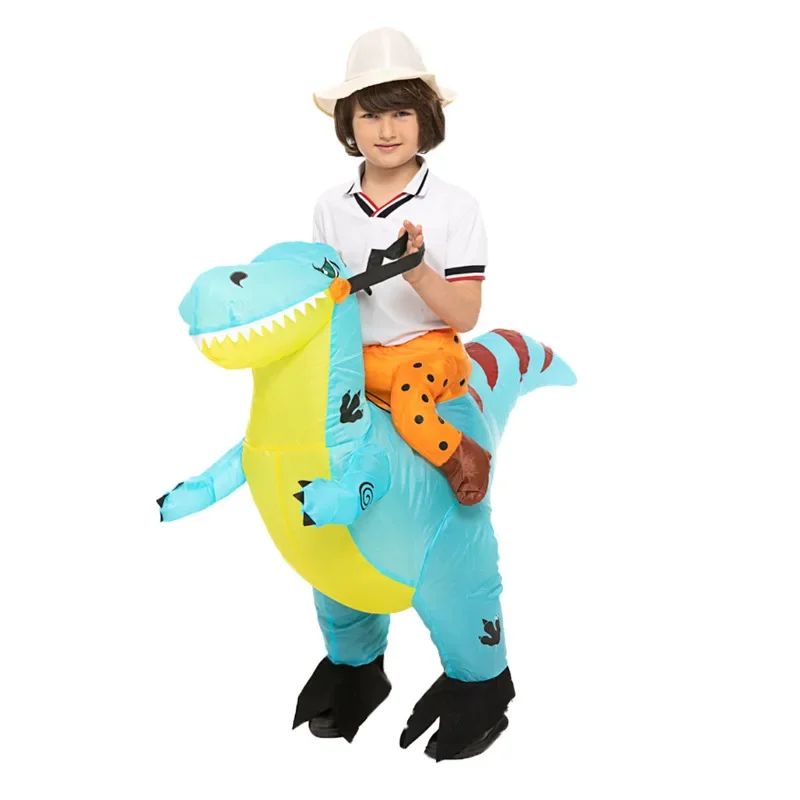 Funny Inflatable Dinosaur Costume Halloween Children's Day Kindergarten Activities Performance Tracking Game Role Playing