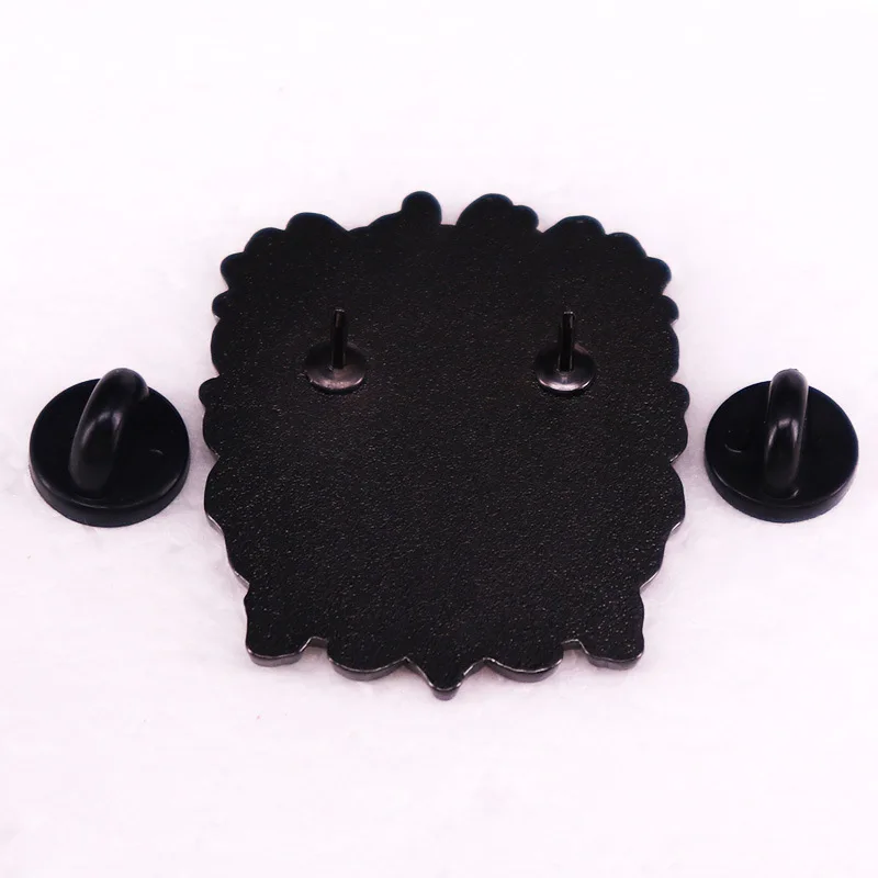 1pc Chinese Lion Dance Head Enamel PinTraditional Chinese New Year Lion Brooch, Asian Culture Aesthetic Accessory for Daily Wear