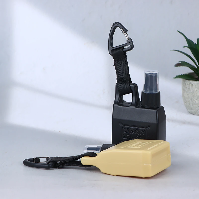 Flacone spray riutilizzabile per profumo con pompa portatile da campeggio all'aperto da 80 ml. Mini bottiglia atomizzatore da viaggio