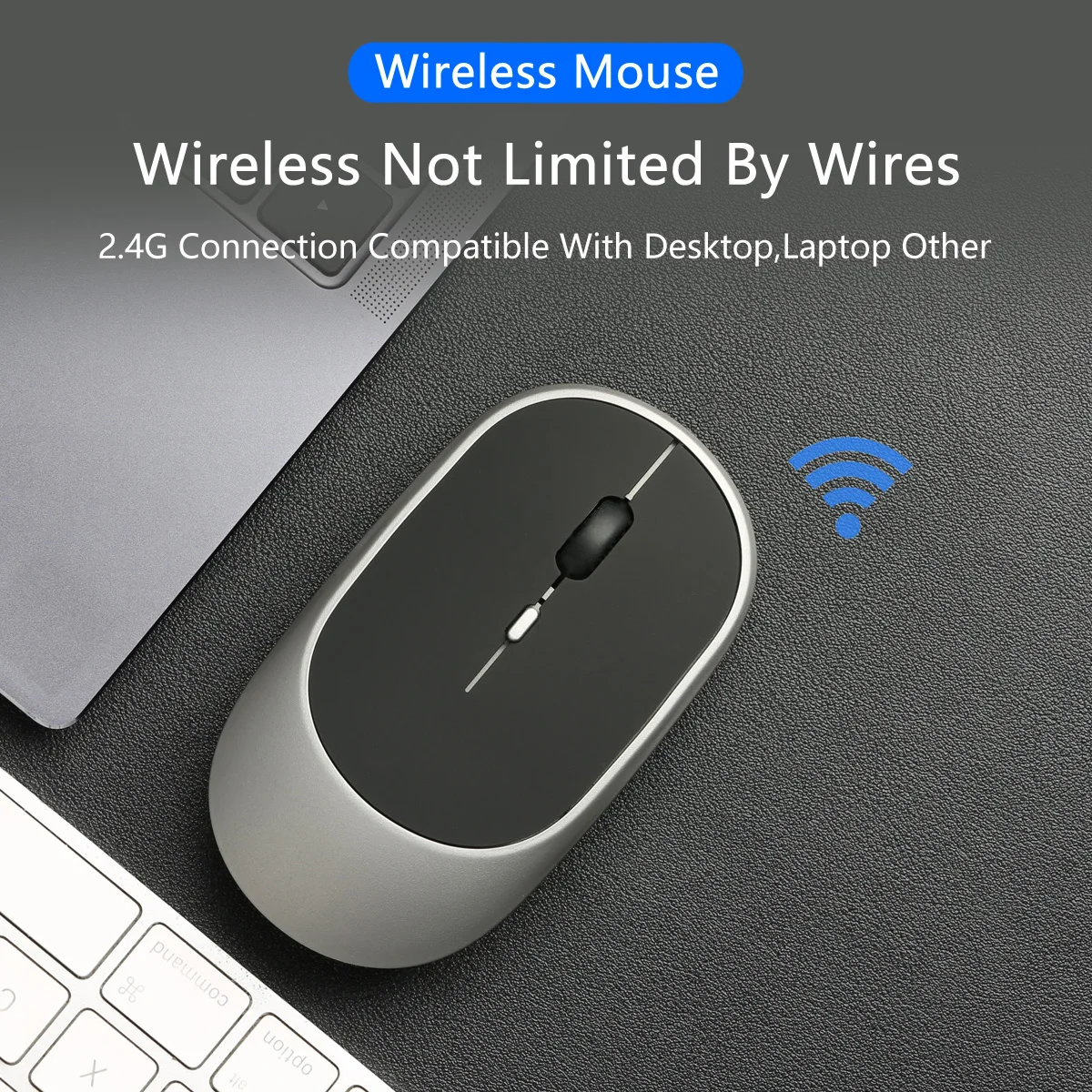 Wireless Mouse with 2.4Gh USB Receiver Comfortable Shape Computer Wireless Mice for MacBook/MacBook air/Pro/iPad