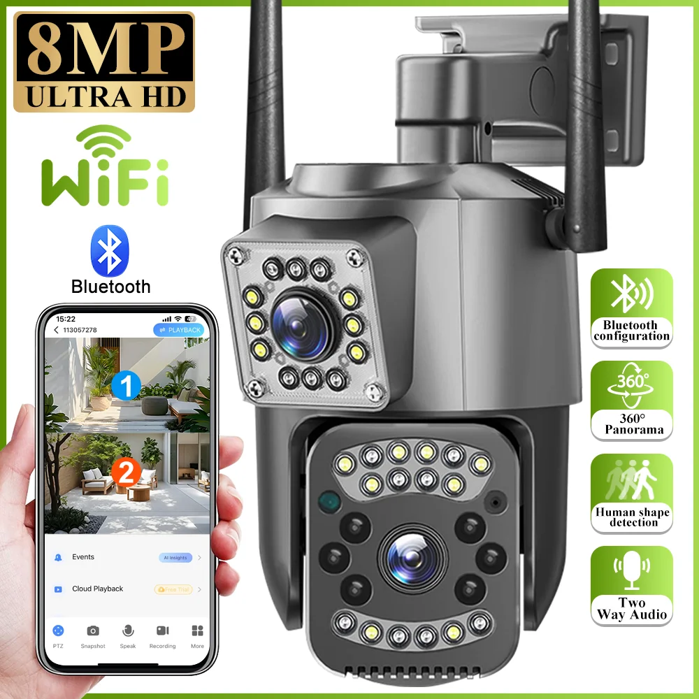 V380 Pro 8MP Dual L…