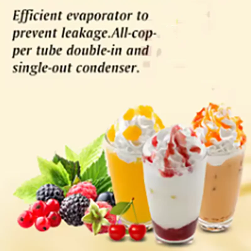 Home Use Table Top Small Mini Single Nozzle Color Panel Small Ice Cream Machine Wholesale Price