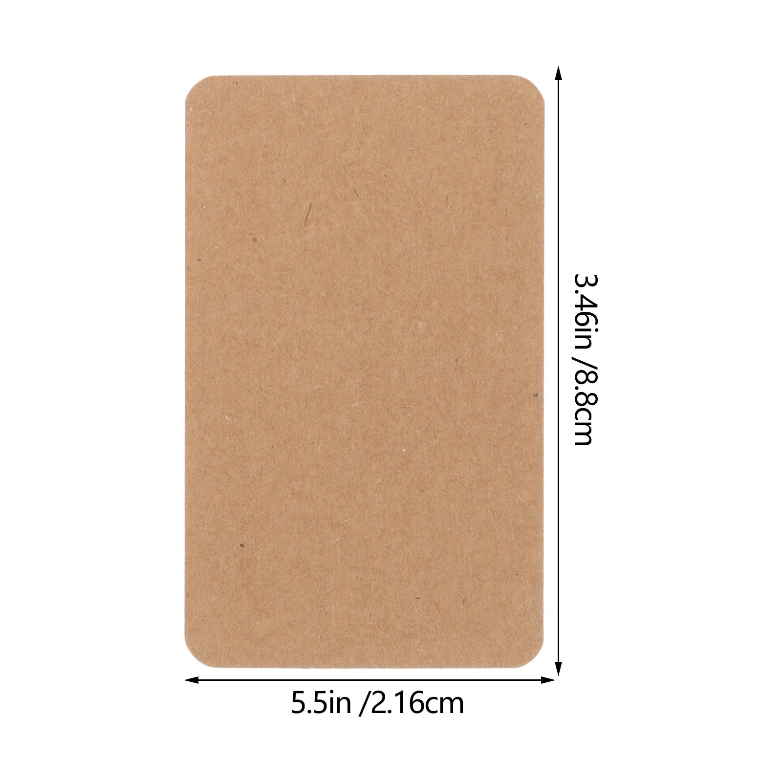 300Pcs Blank Cards Portable Flashcards for Studying and Memory Games Blank Cards Kraft Card Kraft Memo Card Memory Flashcards