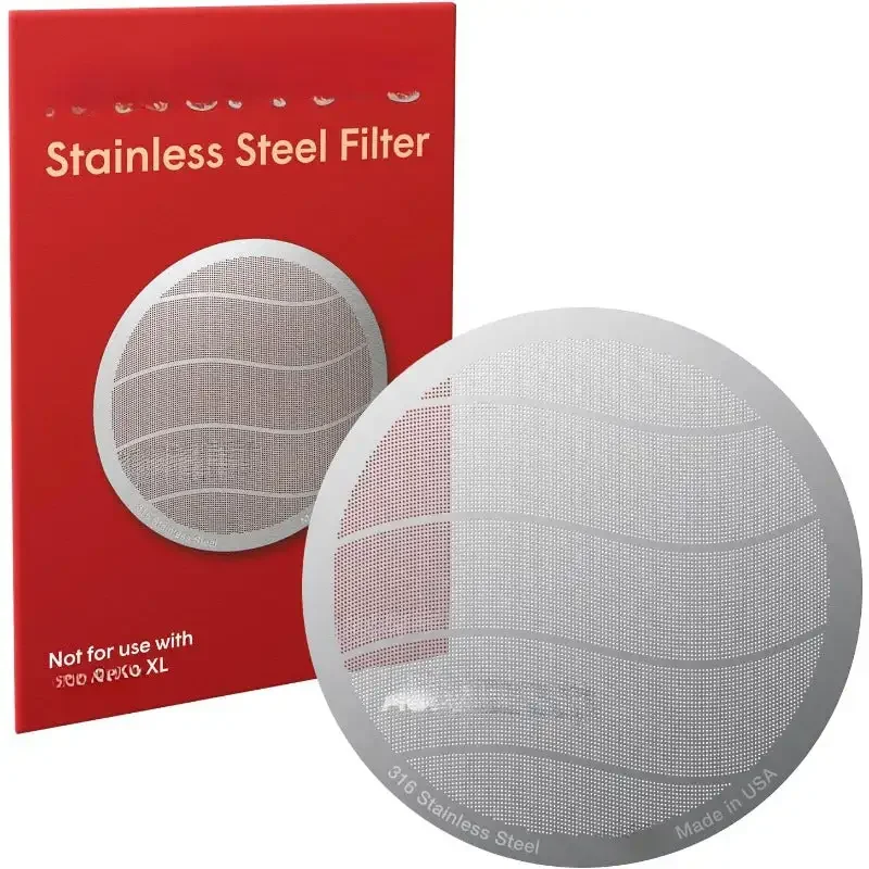 Stainless Steel Reusable Filter - Metal Coffee Filter Coffee Makers, 1 Pack, 1 Filter, Gray