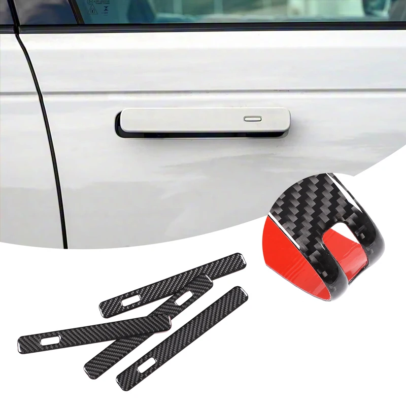 

For Land Rover Range Rover Evoque/Velar L551 2024-2026 PVC/soft carbon fiber Car exterior handle decorative patch Accessories