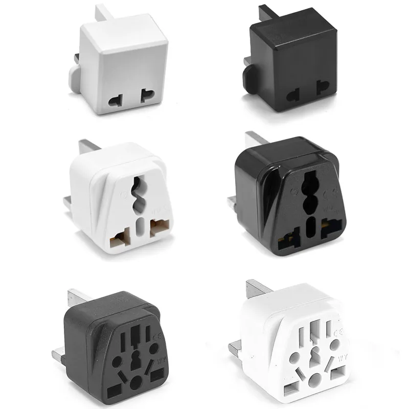 UK Plug Electrical Adapter EU To UK SG Universal Type G Travel Adapter AU US American To British Power Socket Charger Adaptor
