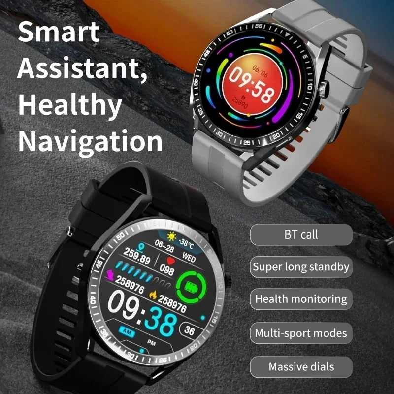 Reloj inteligente GT4 con GPS para hombre y mujer, pulsera con Pantalla AMOLED de 360x360 HD, control del ritmo cardíaco, Bluetooth, llamadas, NFC,