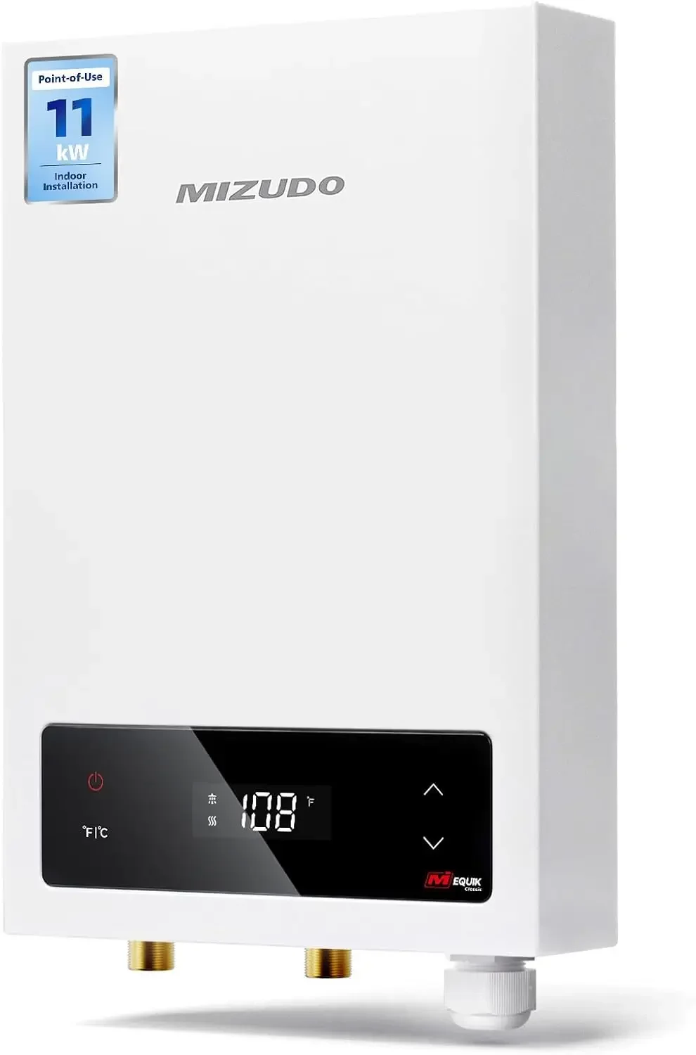 11kW Tankless Water Heater Electric,240 Volt Instant Hot Water Heater | Single-Point Use Water Heater,Compatible with Small Apar