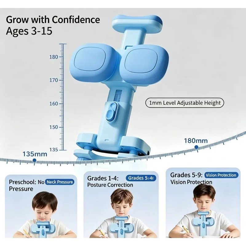 Support Posture Corrector Anti Hunchback Writing Straightener Prevent Bow Head Vision Protector Desk Study Support Bracket
