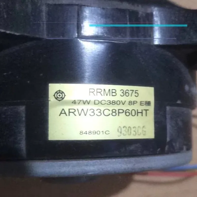 مروحة محرك تيار مستمر جديدة ذات تردد متغير لتكييف الهواء RRMB3675 ARW33C8P60HT