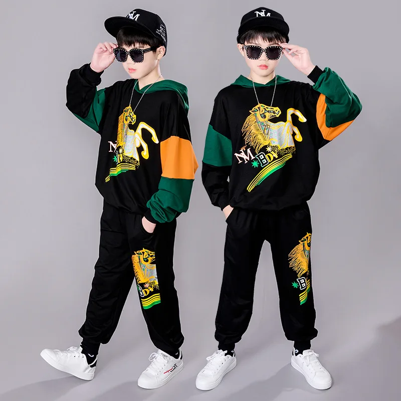 

2024 New Spring Autumn Child Boys Clothes Sets Cartoon Hoodies + Pants Outfits Suit School Kids Tracksuit for Boy Clothing