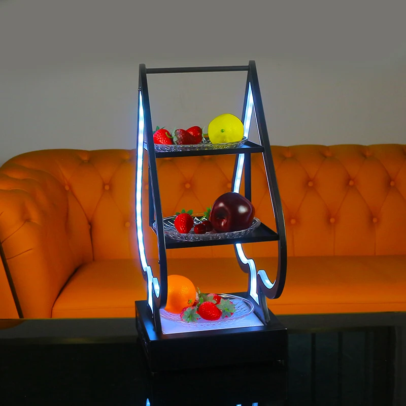 LED Luminous Fruit Tray Bar KTV Ace of Spades Light-Up Snack Dish for Nightclubs/Clubs - Food Serving Tray