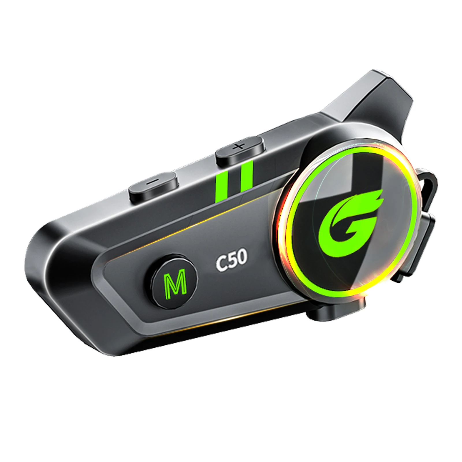 

Motorcycle Helmet Bluetooth Intercom C50 Helmet Intercom Motorcycle Interphone Headset 800M 2Riders Intercom with FM Radio