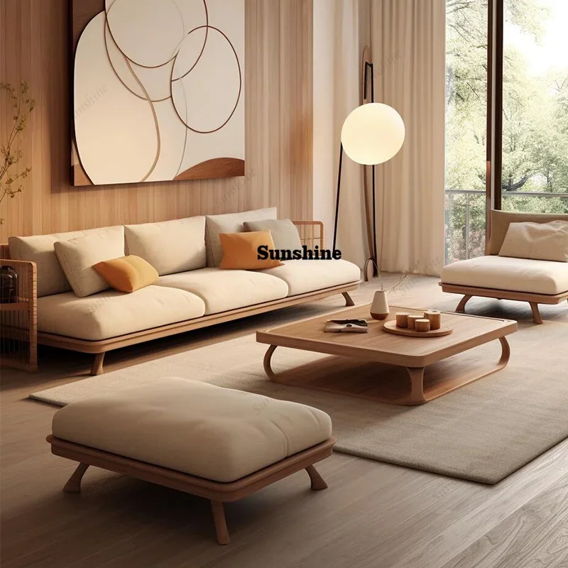 

Minimalistic Wooden Sofa Stools Recliners Modern 3 Seater Lazy Living Room Couch Lounge Mini China Sofas Camas Furniture FT