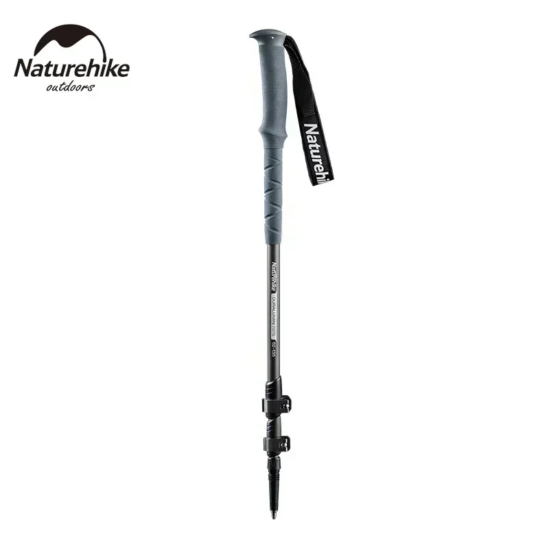 Naturehike 250g Pro Outdoor Telescopic Walking Stick Ultralight 7075 Aluminum External Lock Hiking Stick Skiing Trekking Poles