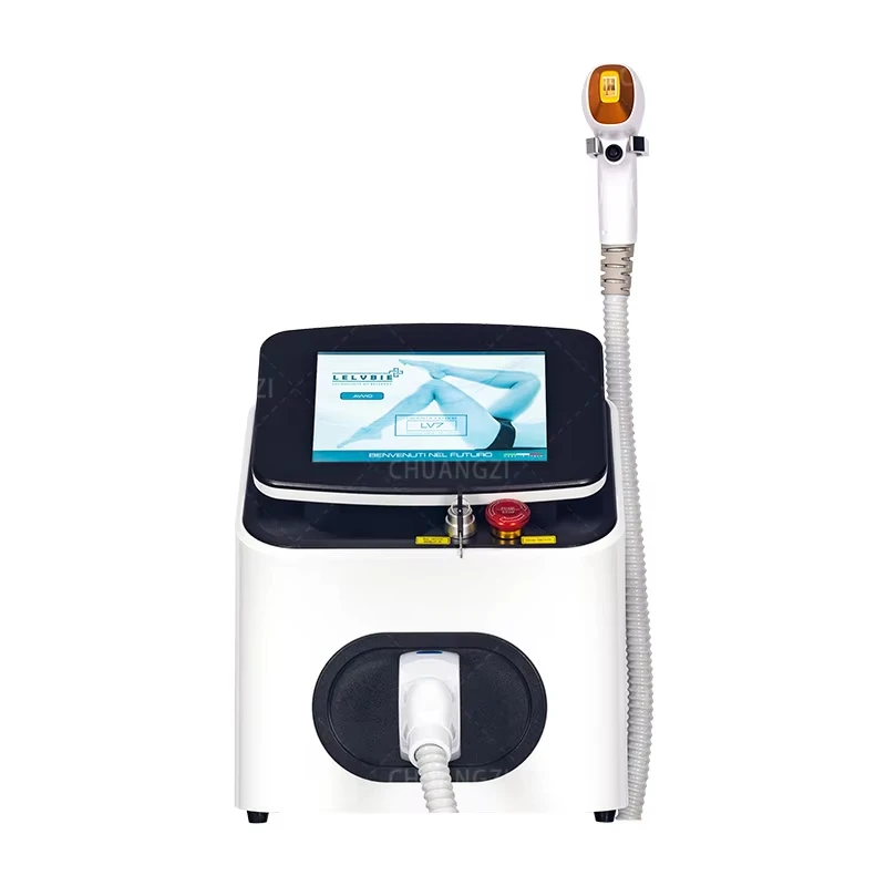 Kleiner Laser-Permanenthaarentferner 755 nm 808 nm 1064 nm Diodenlaser-Haarentfernungsgerät Epilation Definitive 4