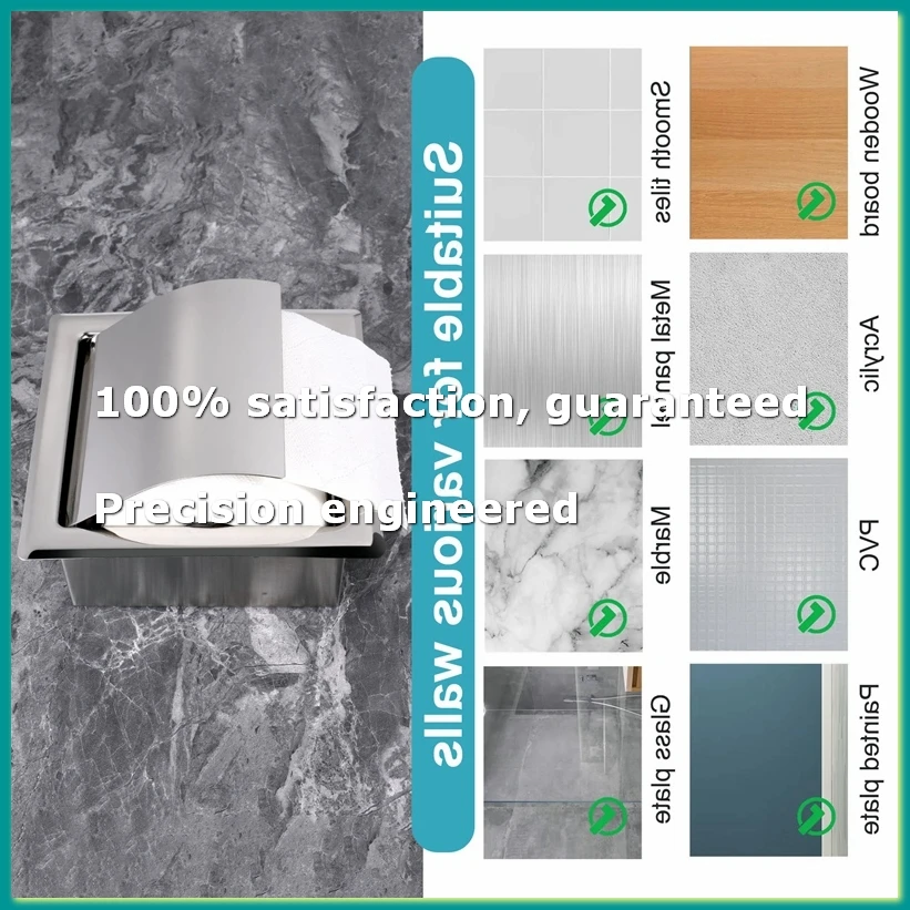 Stainless Steel Recessed Toilet Paper Holder Wall Toilet Paper Holder,Modern Style Toilet Paper Holder,Recessed Tissue-A07G