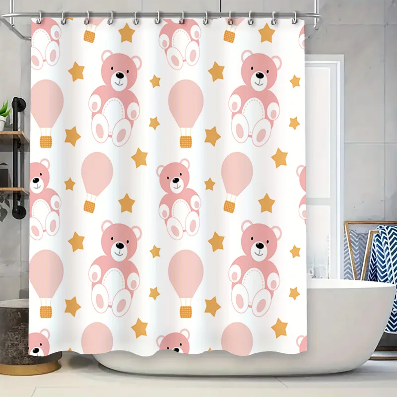 

Домашние занавески для душа для ванной комнаты, водонепроницаемая ткань, современные занавески для ванной комнаты в скандинавском стиле, занавеска для душа 180x200