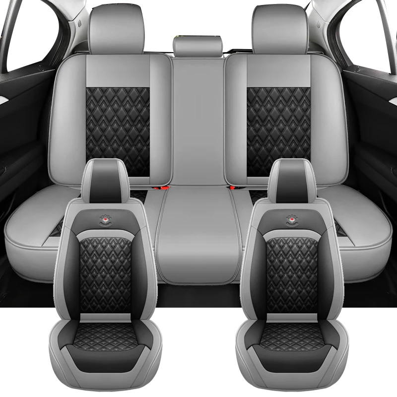 PU Leather Car Seat Covers For Suzuki Swift Ignis SX4 Grand EscudoKizashi Grand Vitara Alivio S-Corss Auto Interior Accessories