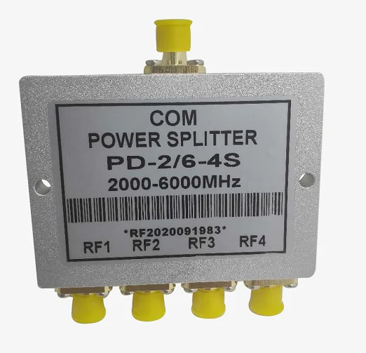 2000~6000 MHz 4-Way Power Splitter SMA female connector