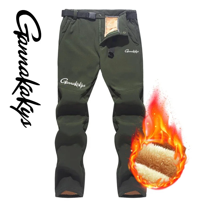 Pantalones de esquí de pesca Unisex, pantalones de nieve aislados y a prueba de viento para exteriores, pantalones de esquí y senderismo de alta calidad para pesca, invierno, 2024