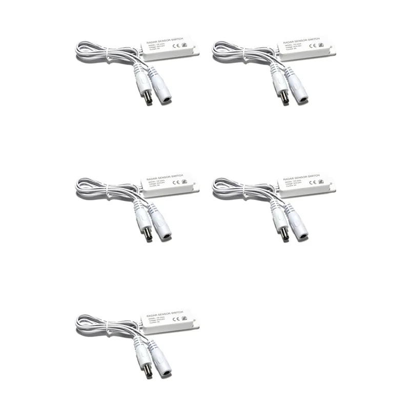 ABMF-5X DC 5-24V 5.8G Microwave Radar Sensor Switch Controller Human Body Induction Switch For PWM LED Monochrome Bar Light