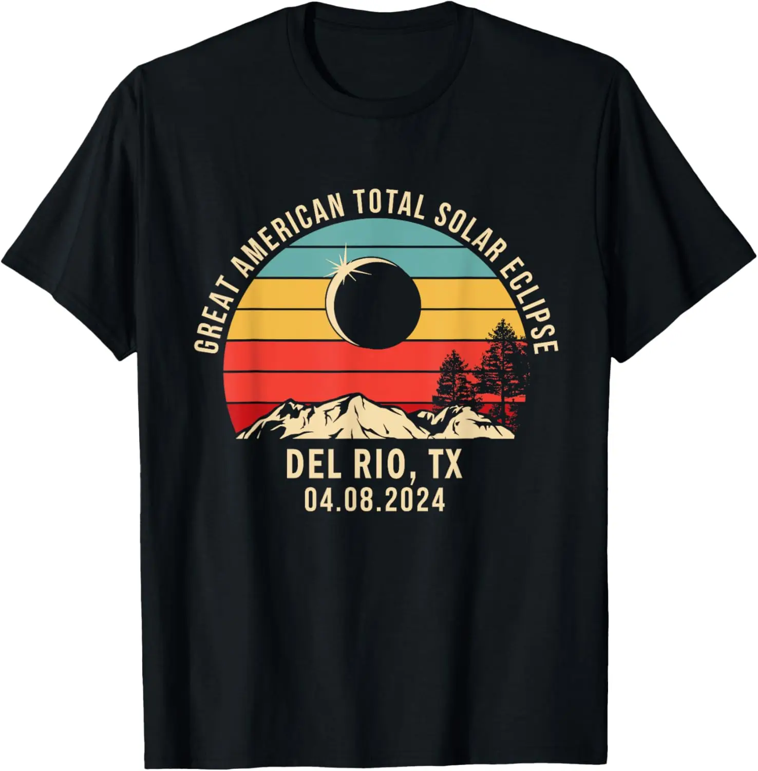

Del Rio, TX Texas Total Solar Eclipse 2024 T-Shirt