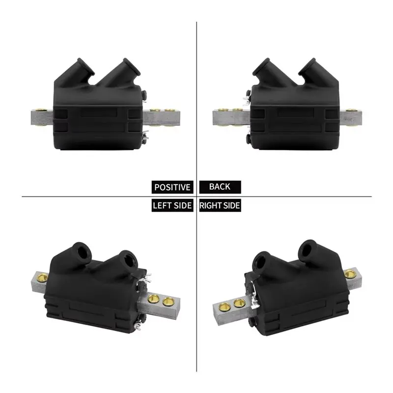 Leading-2X 3 Ohm Ignition Coil Dual Fire 12V Output For Big Twin 1970-98 Touring FLH Dyna Softail FXDL Sportster