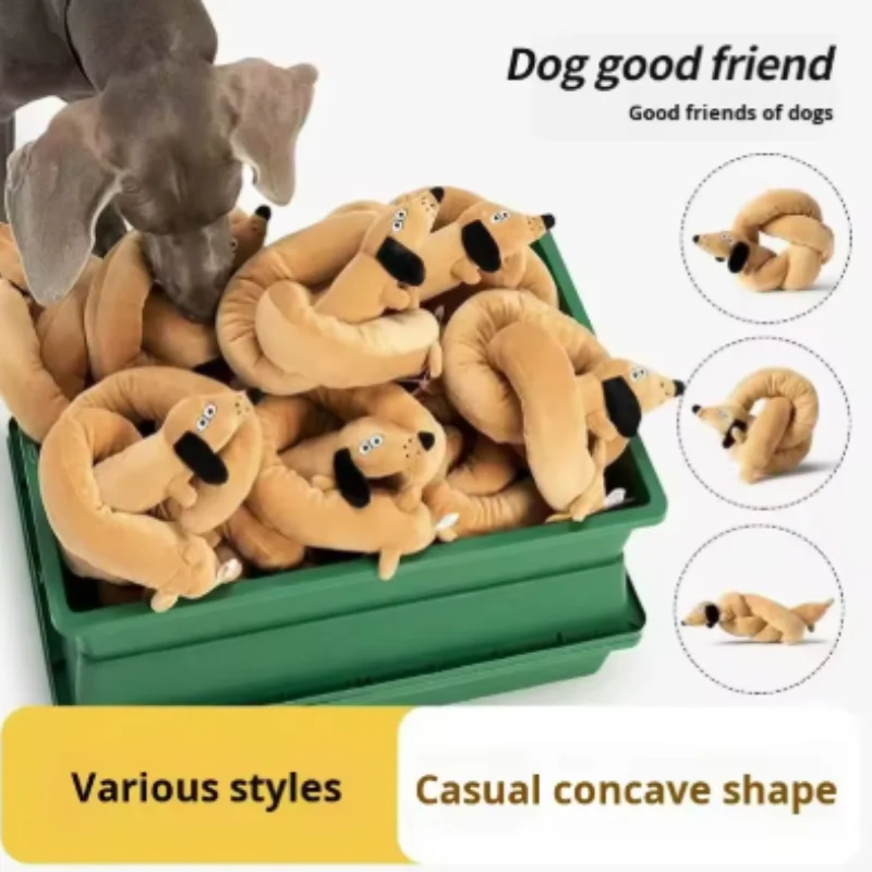 1 Stück Langlebiges Quietschendes Plüsch-Hundespielzeug Interaktives Kauspielzeug für Kleine Mittlere Große Hunderassen - Tauzieh-Spiel zur Langeweile-Bekämpfung