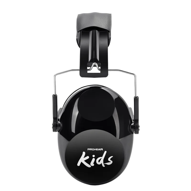 PROHEAR Cartoon Print Earmuffs Black Ear Protection Hearing Protection Passive Noise Reduction Toddlers Ear Muffs Holiday Gift