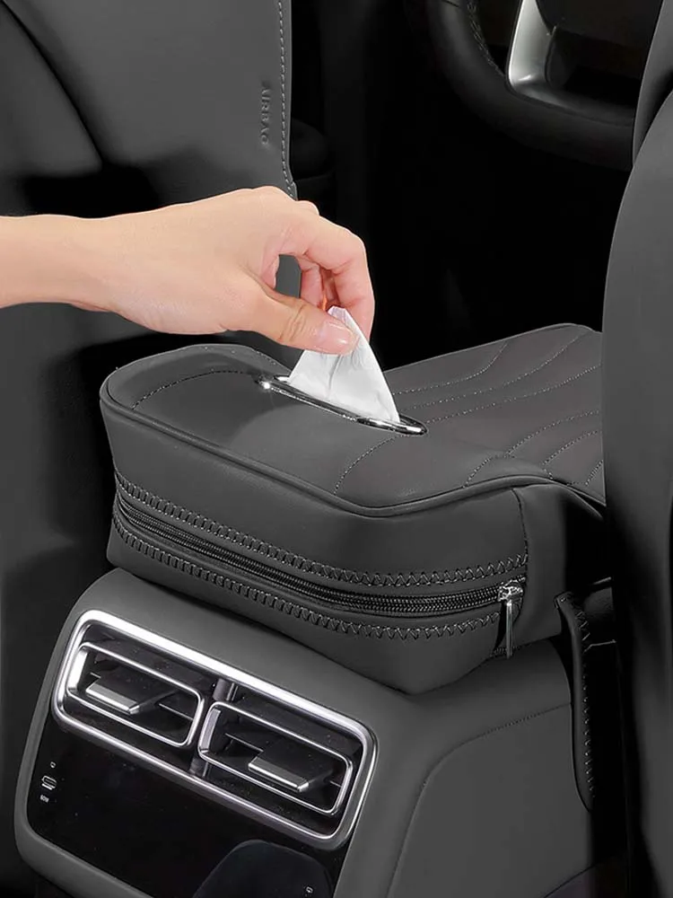 For Jetour Dasheng Armrest Heightening Pad Center Console Storage Box Tissue Box Car Interior Accessories