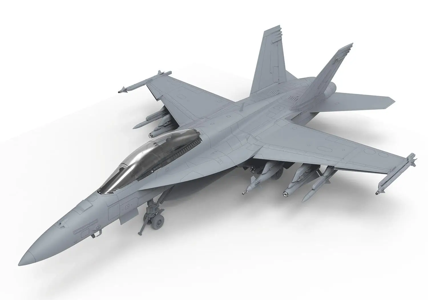 MENG LS-013 1/48 Scale BOEING F/A-18F SUPER HORNET Plastic Model Kit