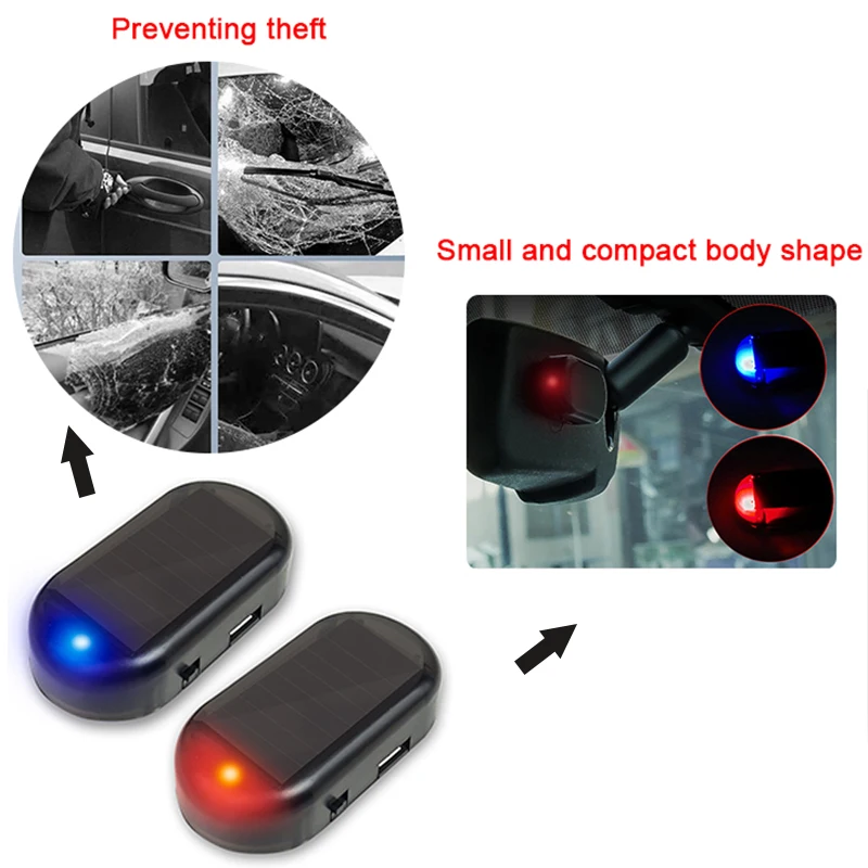 

Car anti-theft security light, solar simulated dummy alarm, wireless alarm, anti-theft warning light, LED flash