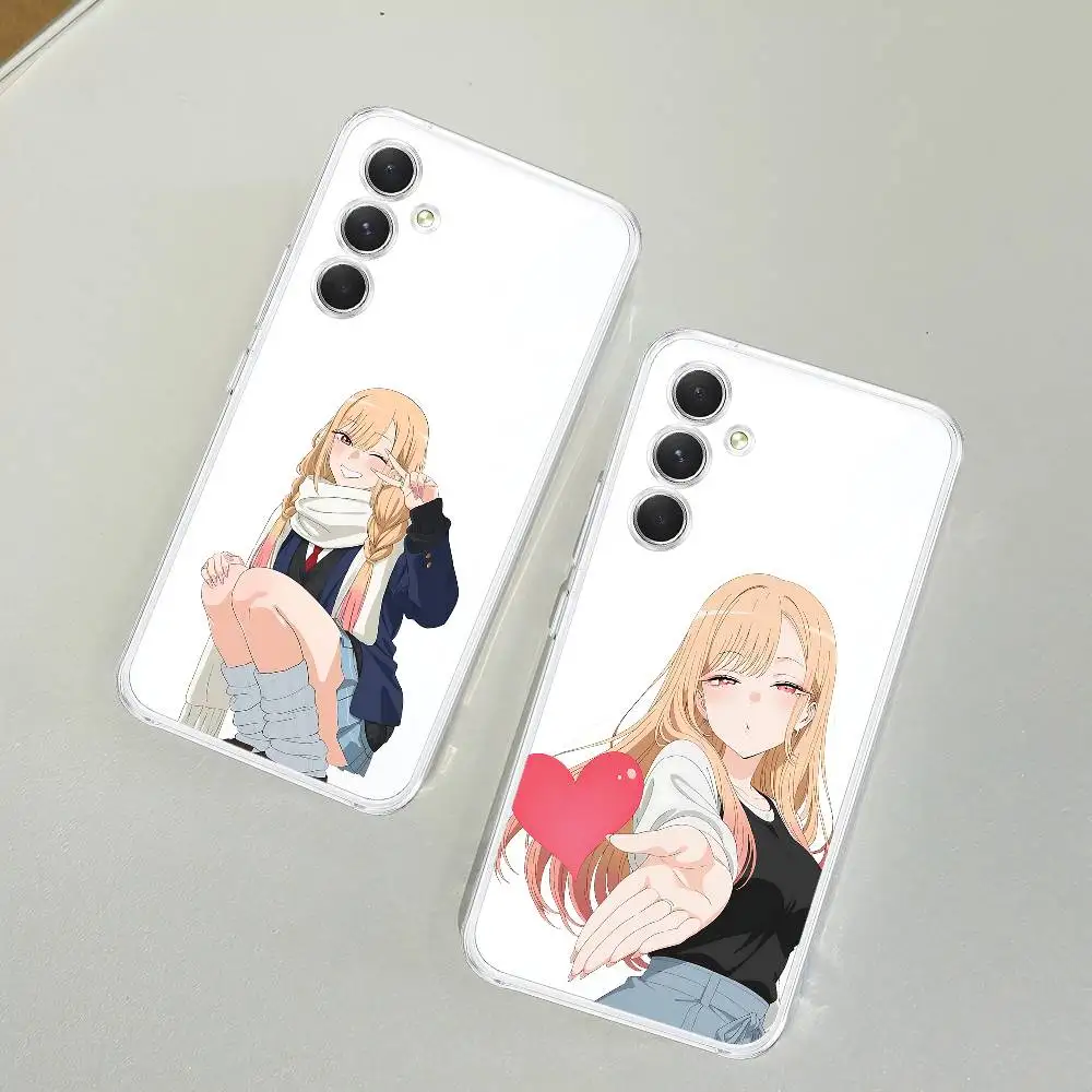 

Marin Kitagawa Phone Case For Samsung Galaxy A52 A12 A51 S21 Edge S22ULTRA S23 S24 S25LITE Plus Ultra Transparent Cover