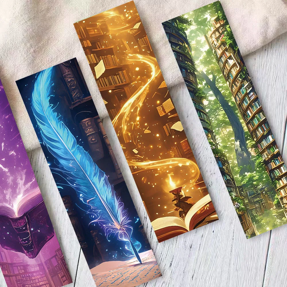 CX 30 Fantasy Reading Bookmarks Premium Sense ins Style Niche Novel Books Page Decoration