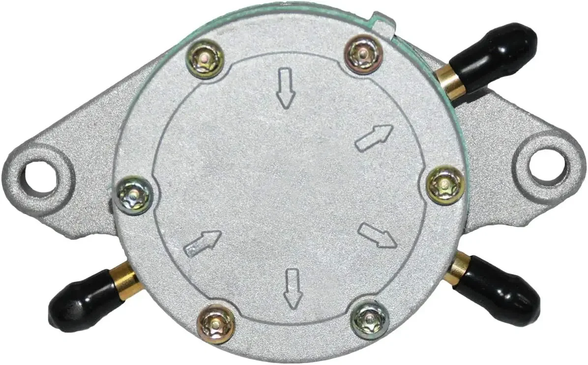 DF52-176 Gas Vacuum Fuel Pump, Compatible with Mikuni Snowmobile Fuel Pump Kit 42-5310 14-2221 DF-52 Dual Outlet for Watercraft