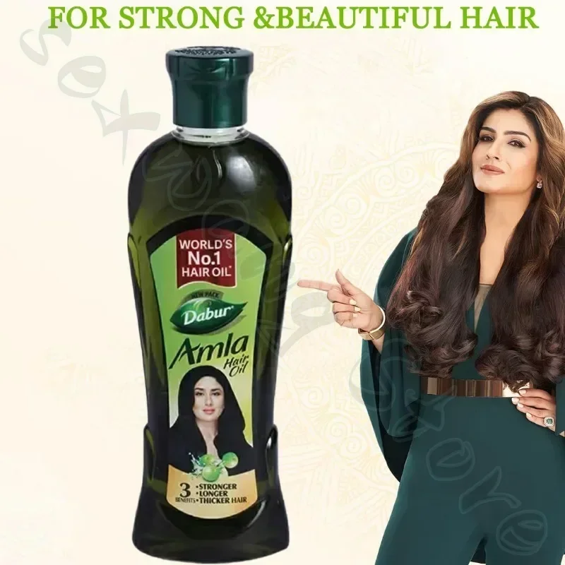 Dabur Amla Hair Oil Indian Gooseberry Nourishes Black Hair Smooth Hair Oil Improves Dryness 110ml