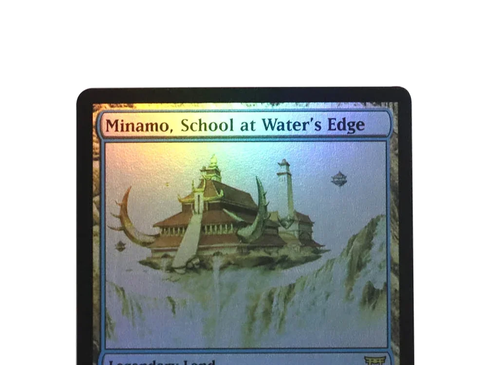 

(Minamo, School at Water’s Edge) TCG Magical Proxy Cards Game Black Top Quality Proxy Gathering Board Playing Game Trading Cards