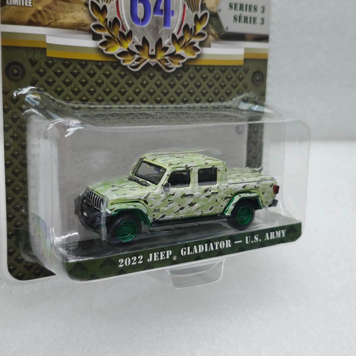 

GreenLight 1:64 2022 Gladiator U.S. ARMY Simulation Car Model Alloy Toy Collection Decoration Ornament Gift